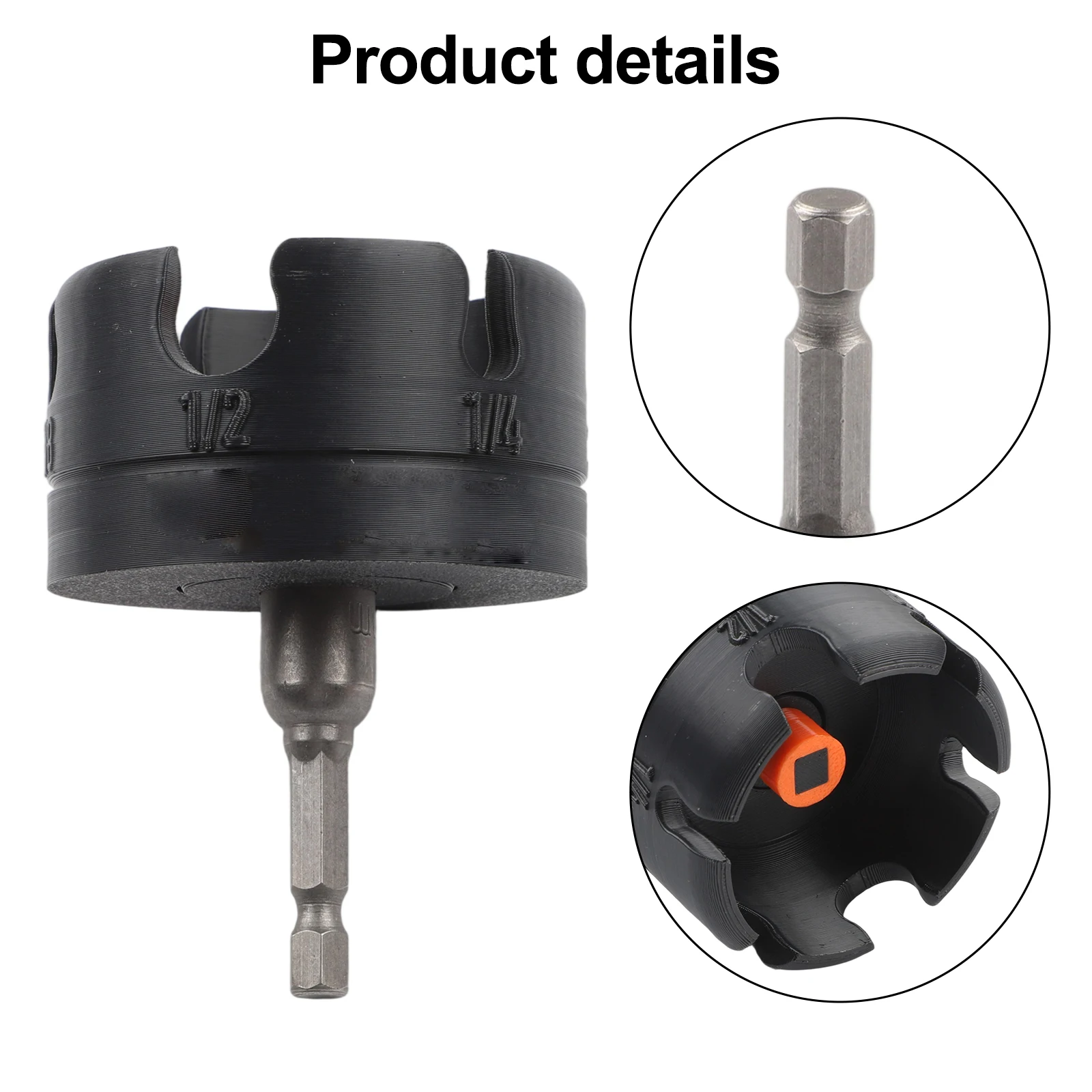 Acessório de broca de driver de porca para 14 3/8 e 1/2 aumenta a eficiência de fixação para dispositivos resistentes e instalações suspensas