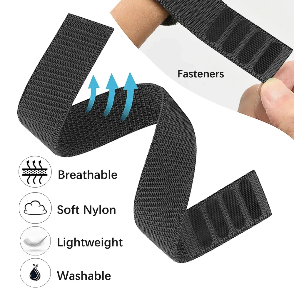 Correa Nailon Trenzada Garmin Fenix/Forerunner – Fijación Segura