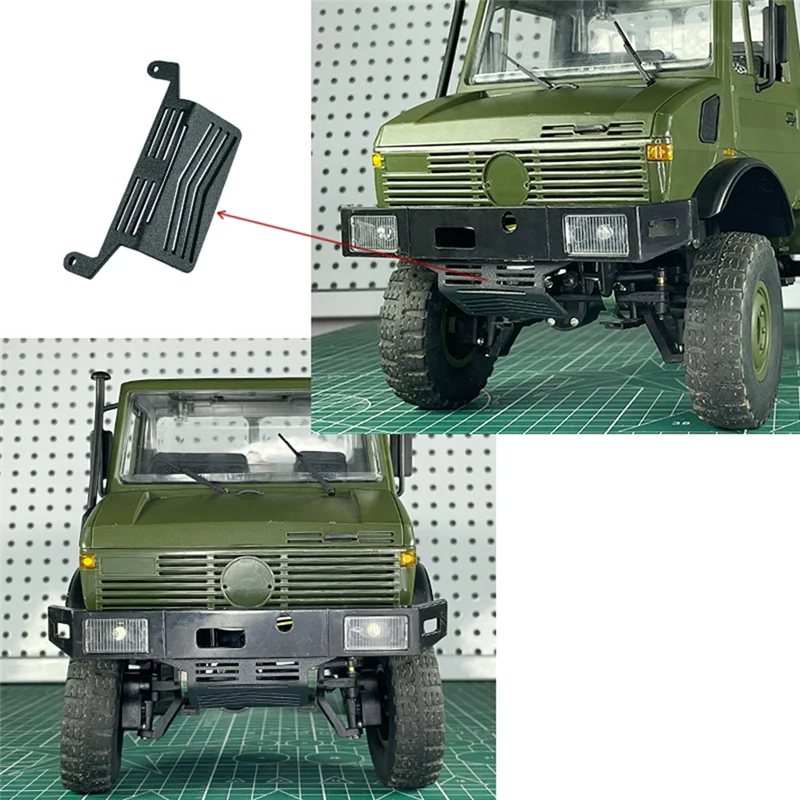 LD-P06 protezione dell'armatura dell'asse anteriore in metallo per LDRC LD-P06 LD P06 Unimog 1/12 RC Truck Car Upgrade Parts accessori di ricambio