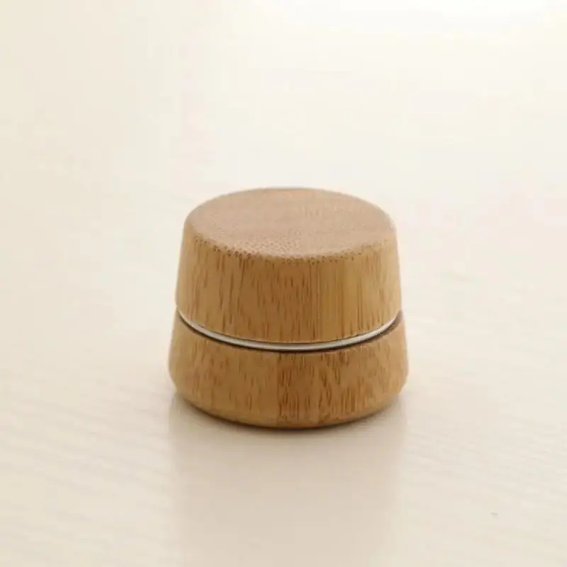 1Pc Refillable Cosmetic Container DIY Sealing Portable Cream Bottle Multifunction Bamboo Small Aluminum Cans