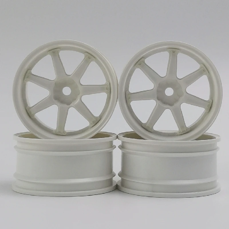 4pcs 3mm Offset RC Car 1/10 Scale Plastic Wheels Rims Drift On road Touring Model Hobby