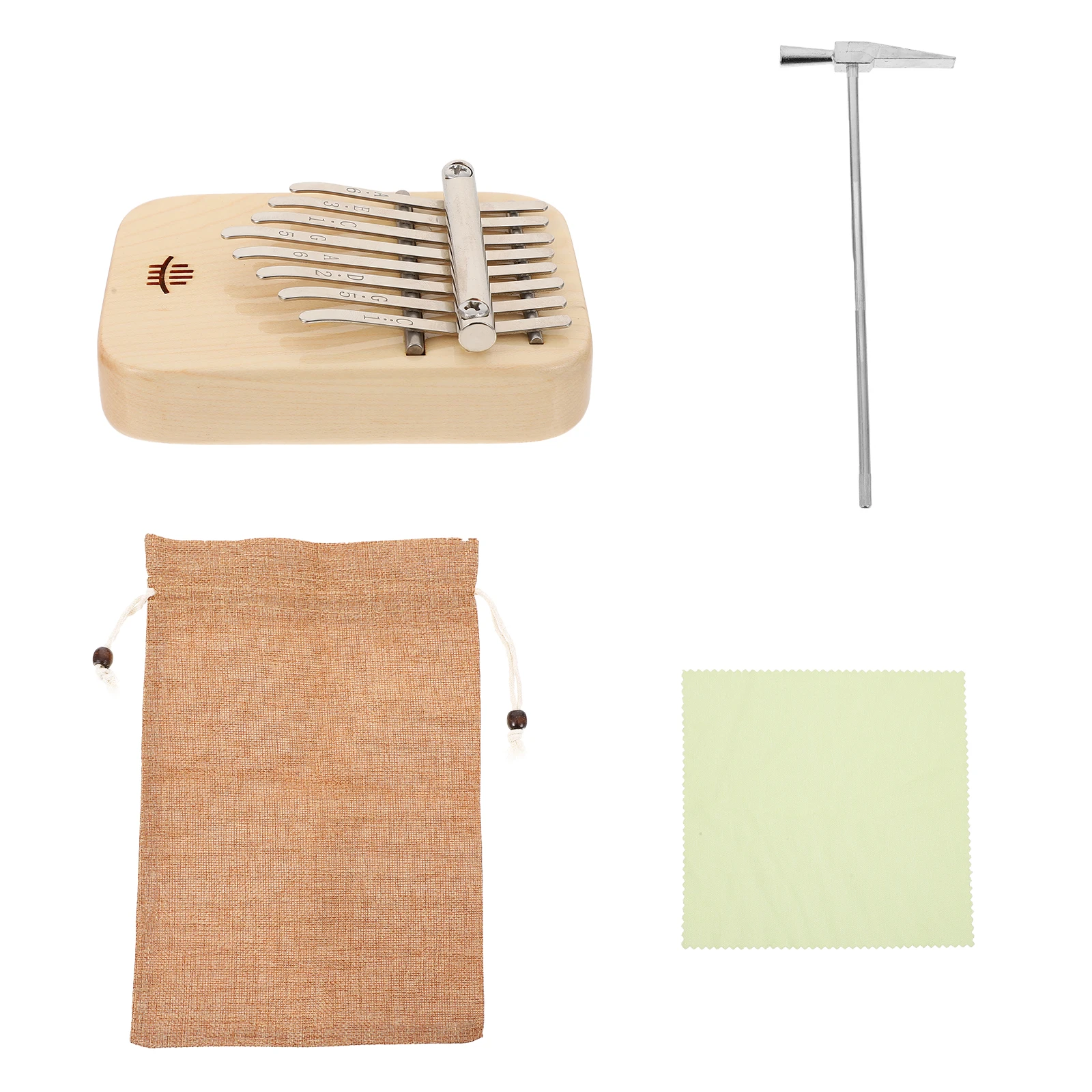 

Portable Thumb Piano Kalimba For Beginners Small Finger Piano Outdoor Home Use Mini Music Instrument Gift Wood Color