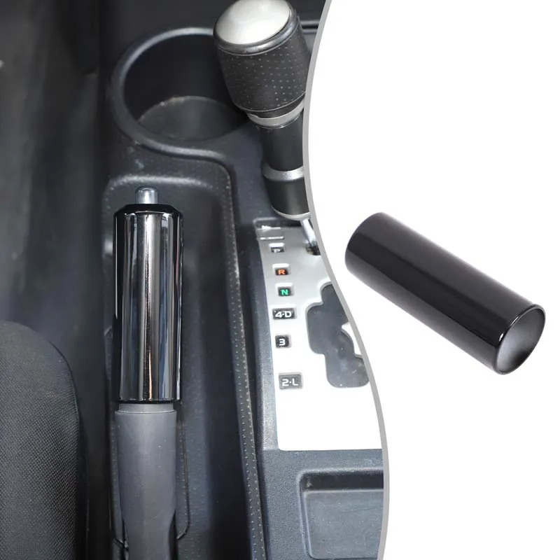 

1piece set ABS black For Toyota FJ Cruiser 2007-2021 car central control handbrake lever cover sticker protection accessories