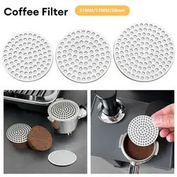 1Pcs Heat Resistant Coffee Filter Screen Portafilter Barista Making Puck Screen Coffee Making Mesh Espresso Accessories