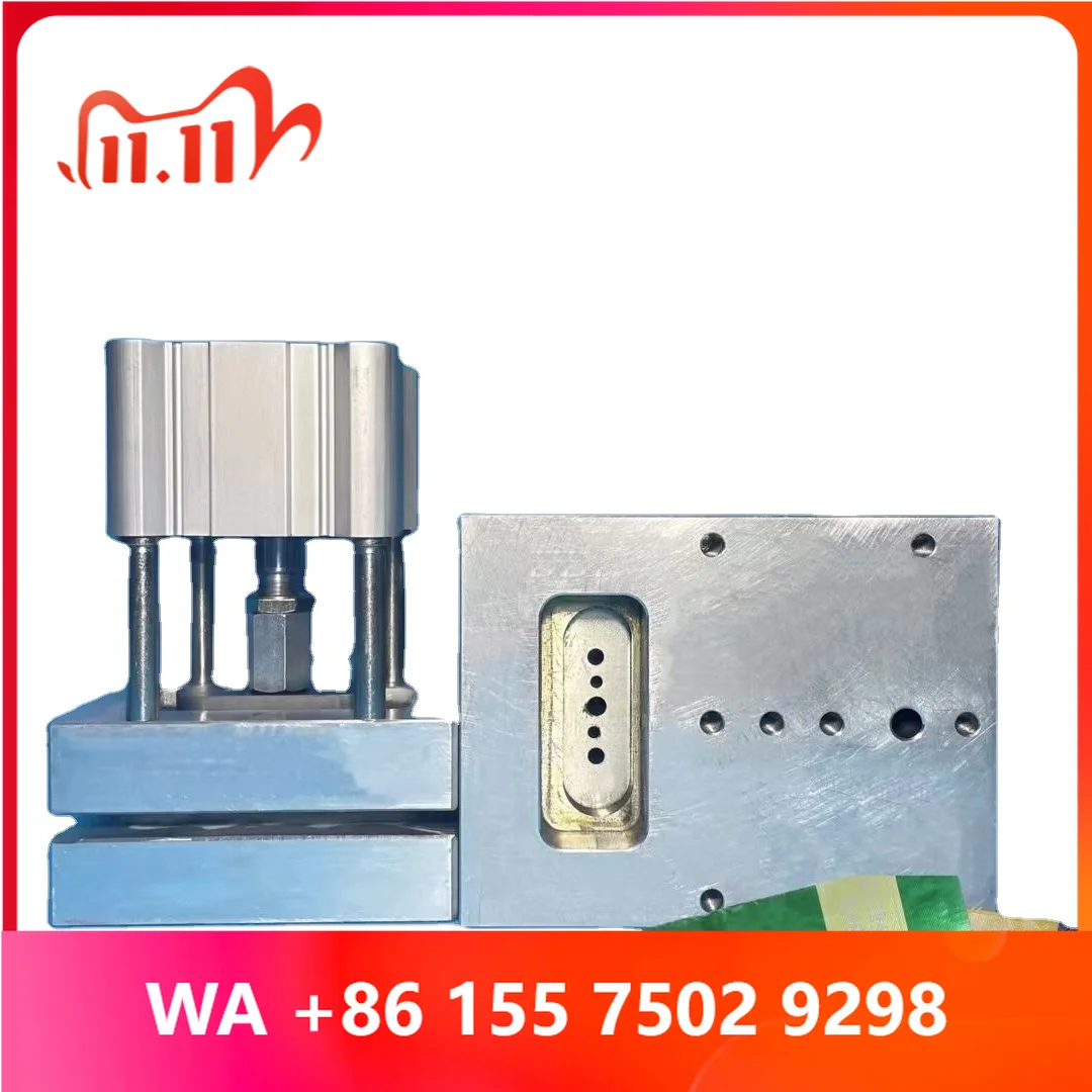 Pnmatic Hole Puncher 90mm*20mm Round Hole Punch for Plastic Packaging Bag Flexible Package Circle Cutter Hole Punch Cutter