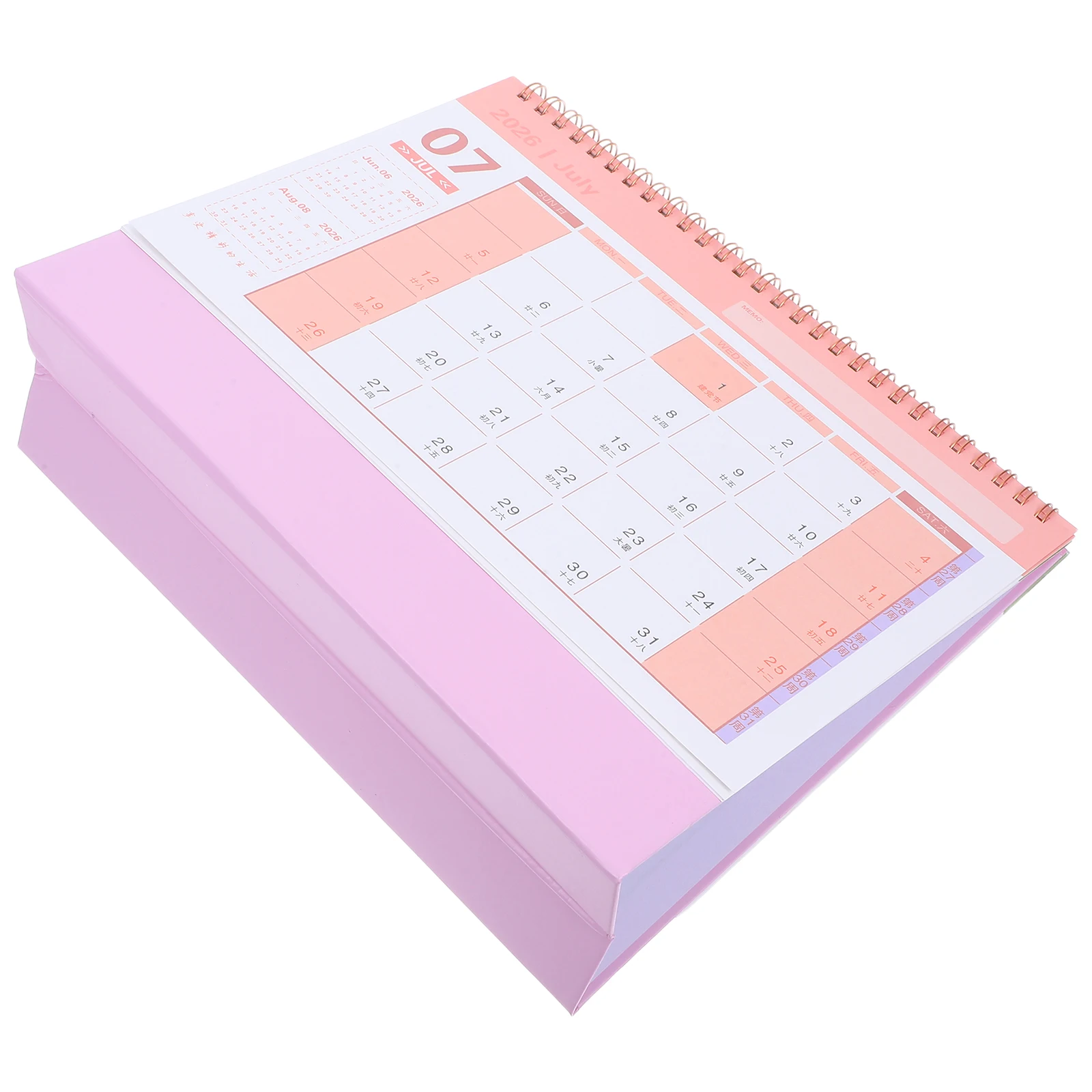 

2026 Desk Calendar Wall 2025-2026 Daily Schedule Planner Agenda Stand up Small Desktop