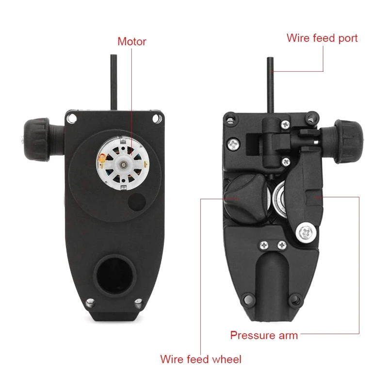 Machine d'alimentation fil à souder Mig, soudeur en rouleau, moteur d'alimentation fil à souder pour 12V 24V 10W fil