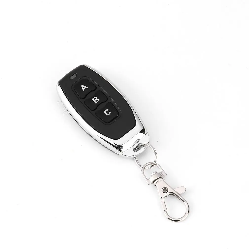 433MHZ Universal Remote Control Key for Garage Door Electric Door Wireless Cloning Copy Key Compatible Fixed Code Learning Code