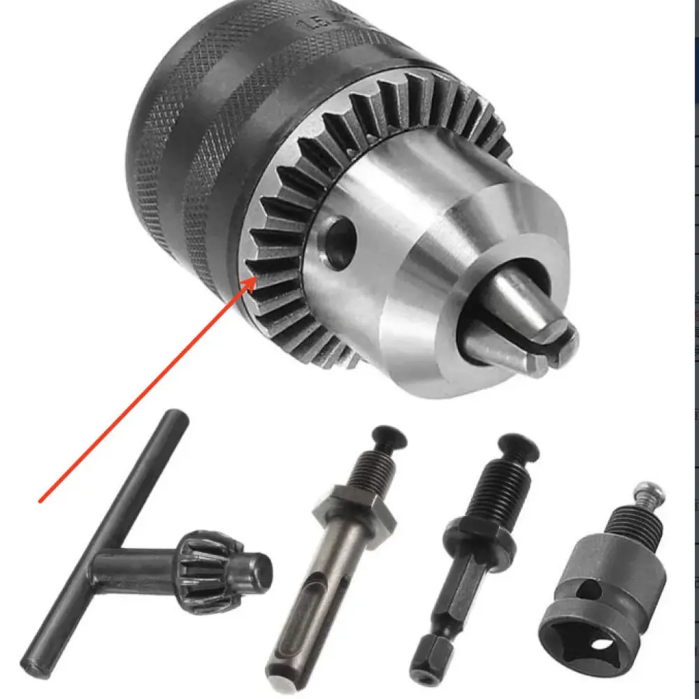 Metal Drill Chuck Converter For Sanou Electric Wrench Socket Adapter Impact Driver Power Tool Attachment Multi Functional Part