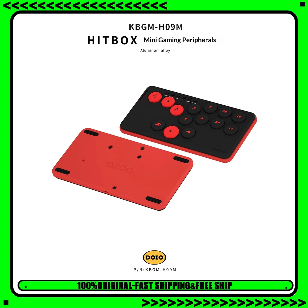 

Механическая клавиатура DOIO KBGM-H09M, эргономичный дизайн, материал из алюминиевого сплава, RGB-подсветка, PBT-клавиши, OLED-дисплей, аксессуары для ПК, подарки