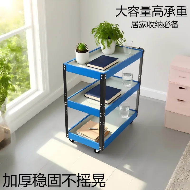 3 Tier Multi-purpose Tool Hand Cart Hardware Parts Storage Cabinet Convenient Organizer For Household