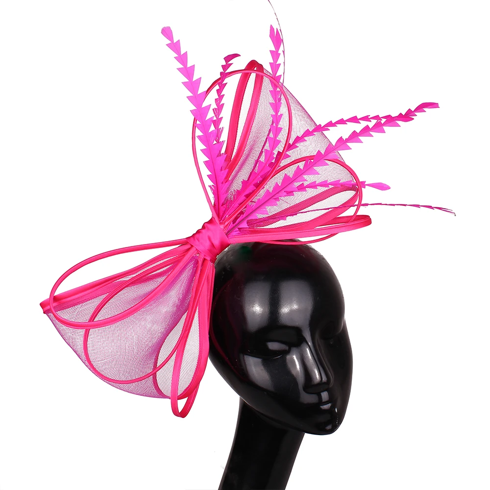 

2024 New Wedding Nice Fascinator Hat Women Elegant Fascinator Hats fashion millinery Church Ladies Party hats Bridal headpiece