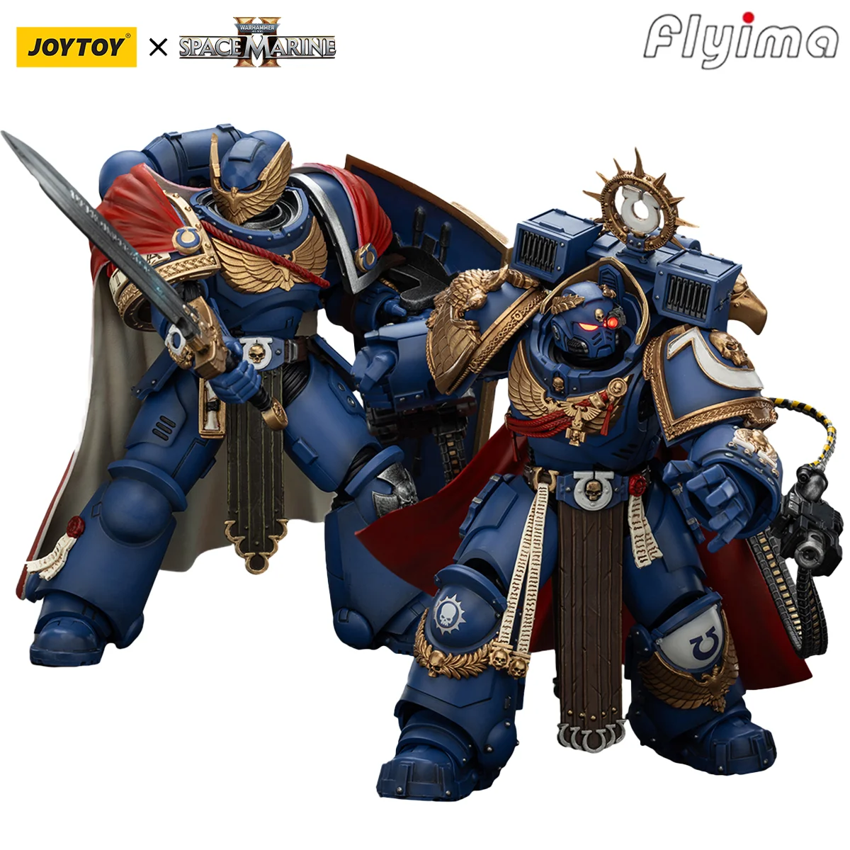 JOYTOY Warhammer 40,000 1/18 شخصيات الحركة Ultramarines Marneus Calgar/Ultramarines Victrix Honor Guard أنيمي نموذج عسكري