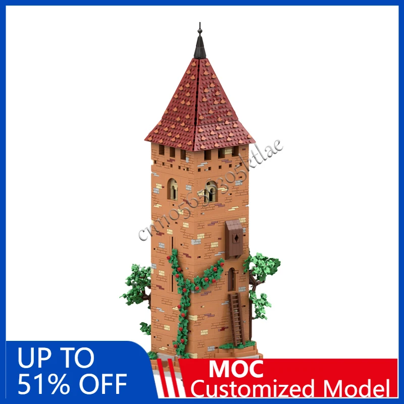 3658 PCS Haus Straße Retro Burg Turm MOC Anpassen Modulare Baustein Beliebte Ziegel Einfache Modell DIY Urlaub Spielzeug Geschenke