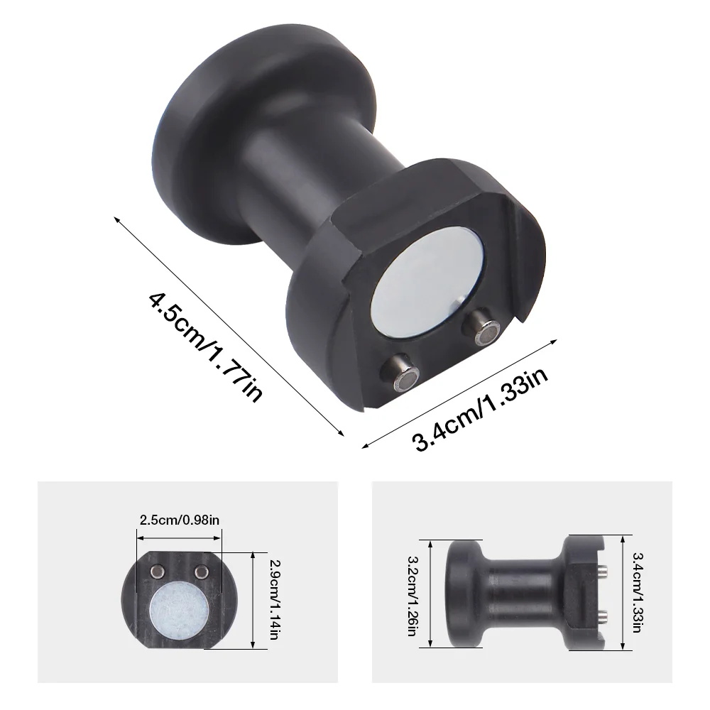 Paint Scraper Handle, Magnetic Handle For Car Scrapers, Car Sanding Tool, Paint Scratch Repair Tool, With 6 Grit Sandpaper Sizes