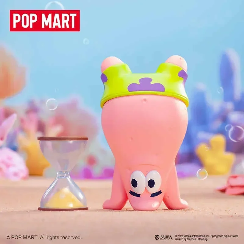 

Popmart SpongeBob Life Transitions Kawaii Action Anime Figures Cute Model Collection Ornaments Toys and Hobbies Birthday Gifts