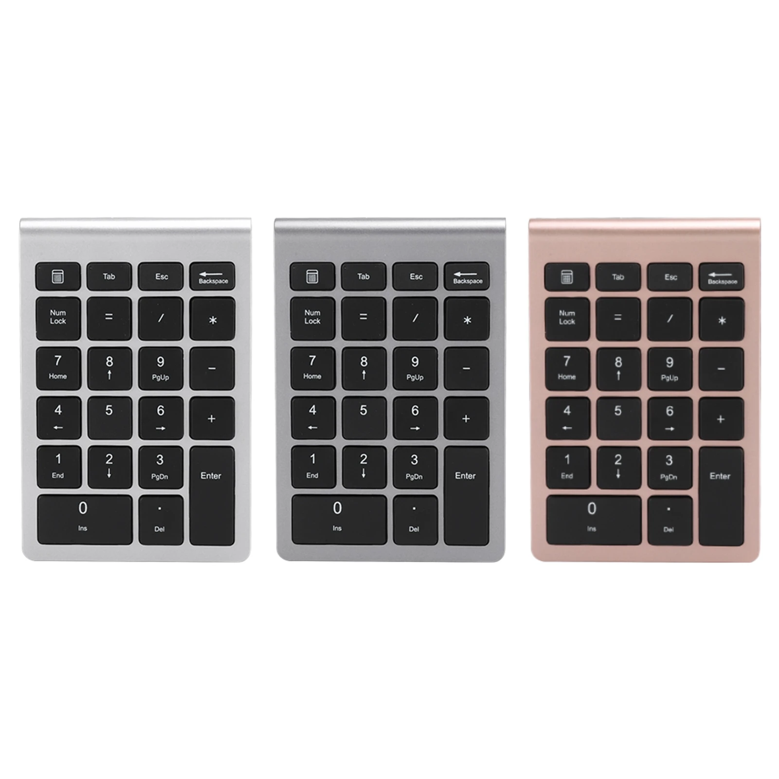 

Handy RF304 USB 2.4G Wireless 22 Keys Numeric Keypad with Receiver Mini Portable Backlit for PC Laptop Office Finance Accounting