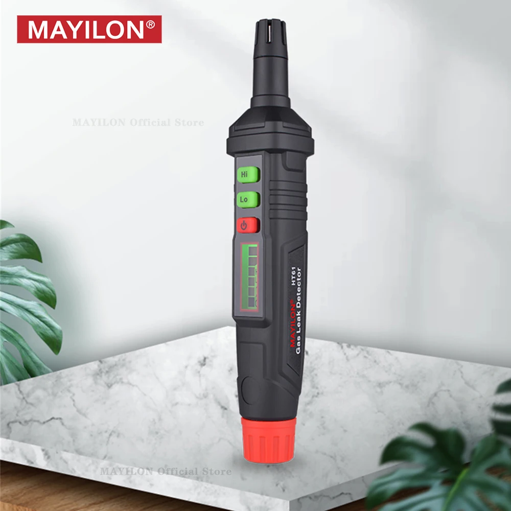 MAYILON HT59 HT60 HT61 Combustible Gas Detector 1000 PPM Natural Gas Methane Isobutane Leak Alarm Mini Combustible Gas Detector