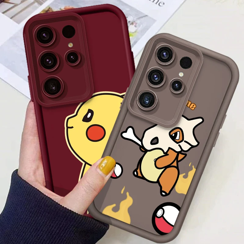 Мультяшный P-покемо чармандерс для Samsung Note 20 S24 S23 S22 S21 S20 Ultra Plus FE A25 A23 A22 A15 A31