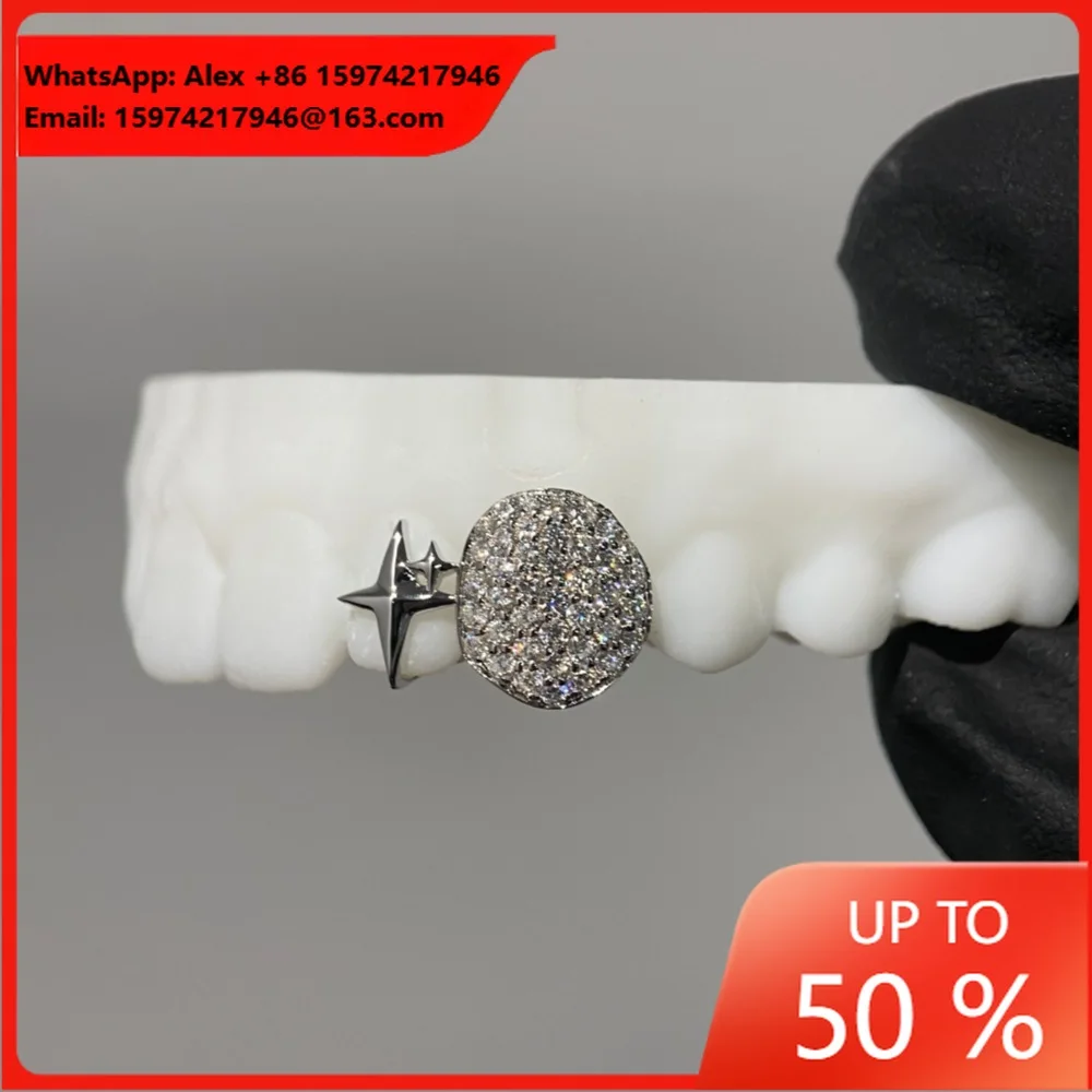 Star Honeycomb Grill Top 2 European And American Cross-border Hot-selling Grillz