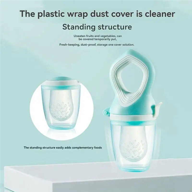 WOWFU-Silicone Baby Feeder وجهاز التسنين - حلمة الفاكهة الطازجة، التسنين للأطفال والأطفال الصغار.