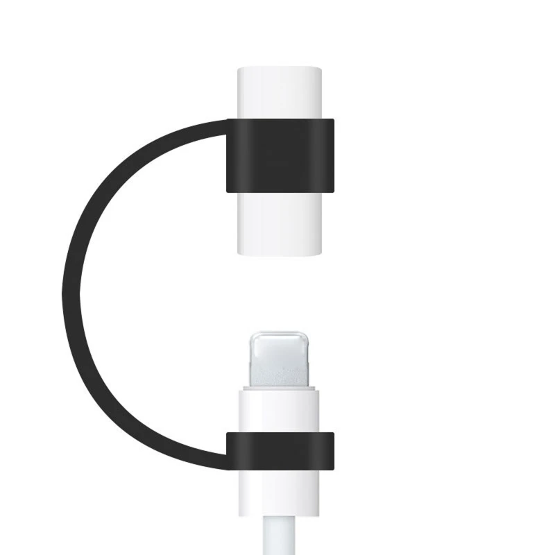 Silicone Thin Comfortable Pen Cover for USB-C, Micro USB, Pencil Tablet Touch Pen Charging Cable Adapter Tether Sleeve F19E