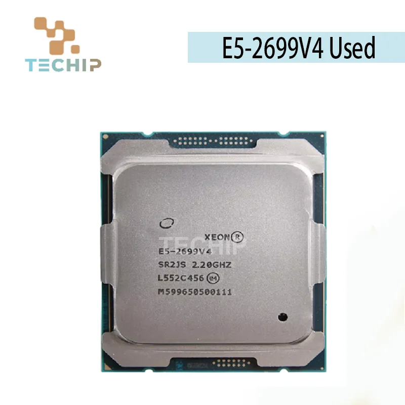 100% Original Xeon CPU E5-2699V4 2.20GHz 22-Cores 55M LGA2011-3 E5-2699 V4 processor