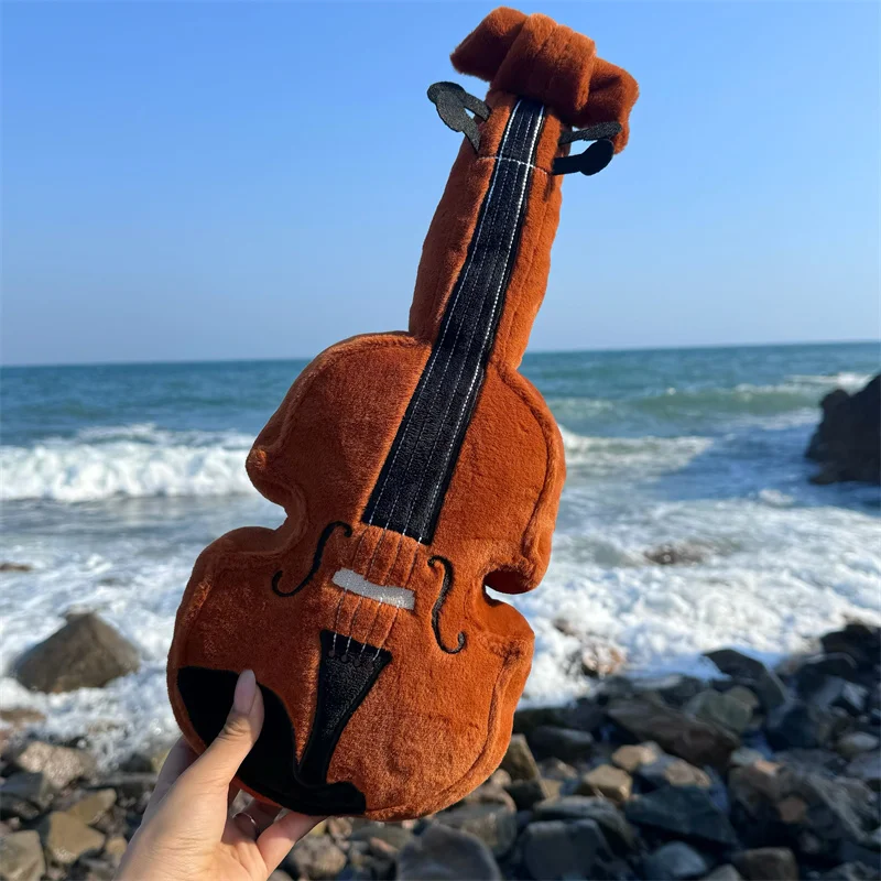 27 centimetri violino giocattoli di peluche divertenti ornamenti decorativi realistici violino bambola squisiti cuscini regali di compleanno per i bambini amici
