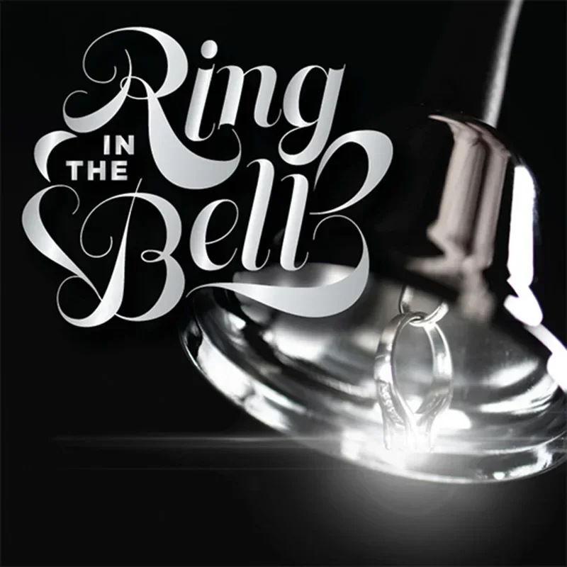 Ring in the Bell Close Up Magic Trick Borrowed Ring Appear in Bell Mentalism Magicians Prop Accessory Illusion Gimmick Tutorial