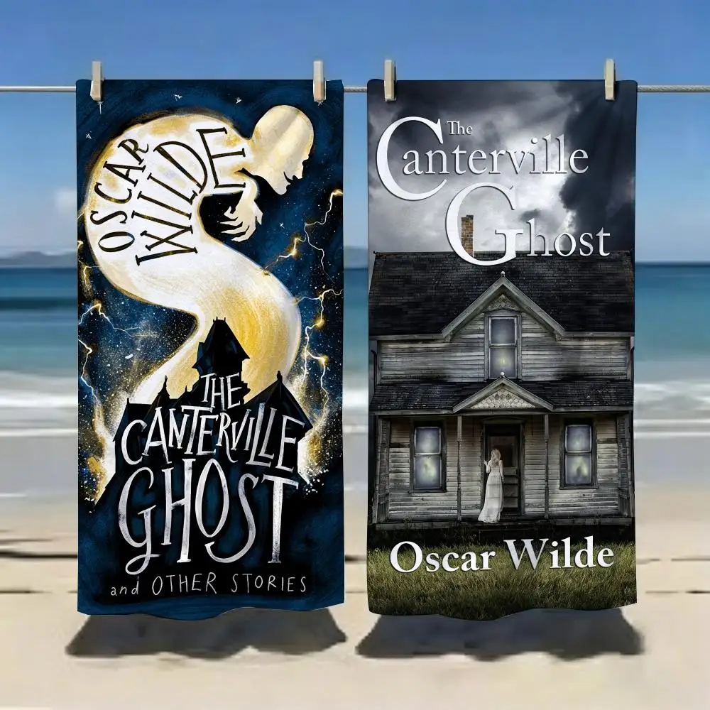 Gothic Cartoon T-The Canterville Ghost Towel Microfiber soft Beach Towel for Travel Fitness Sauna Bathing Camping