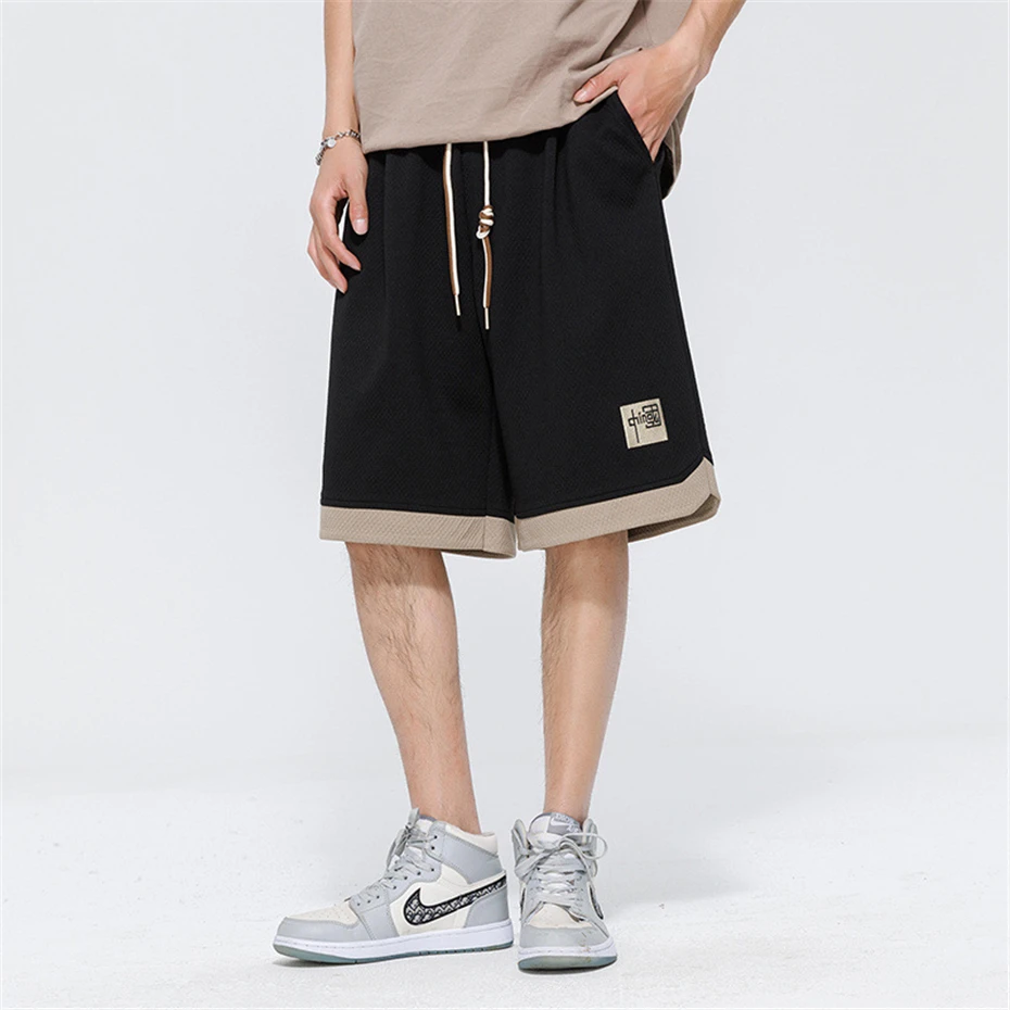 8XL Plus Size Shorts Men Summer Running Shorts Fashion Causal Short Pants Male Elastic Waist Bottom Big Size 8XL