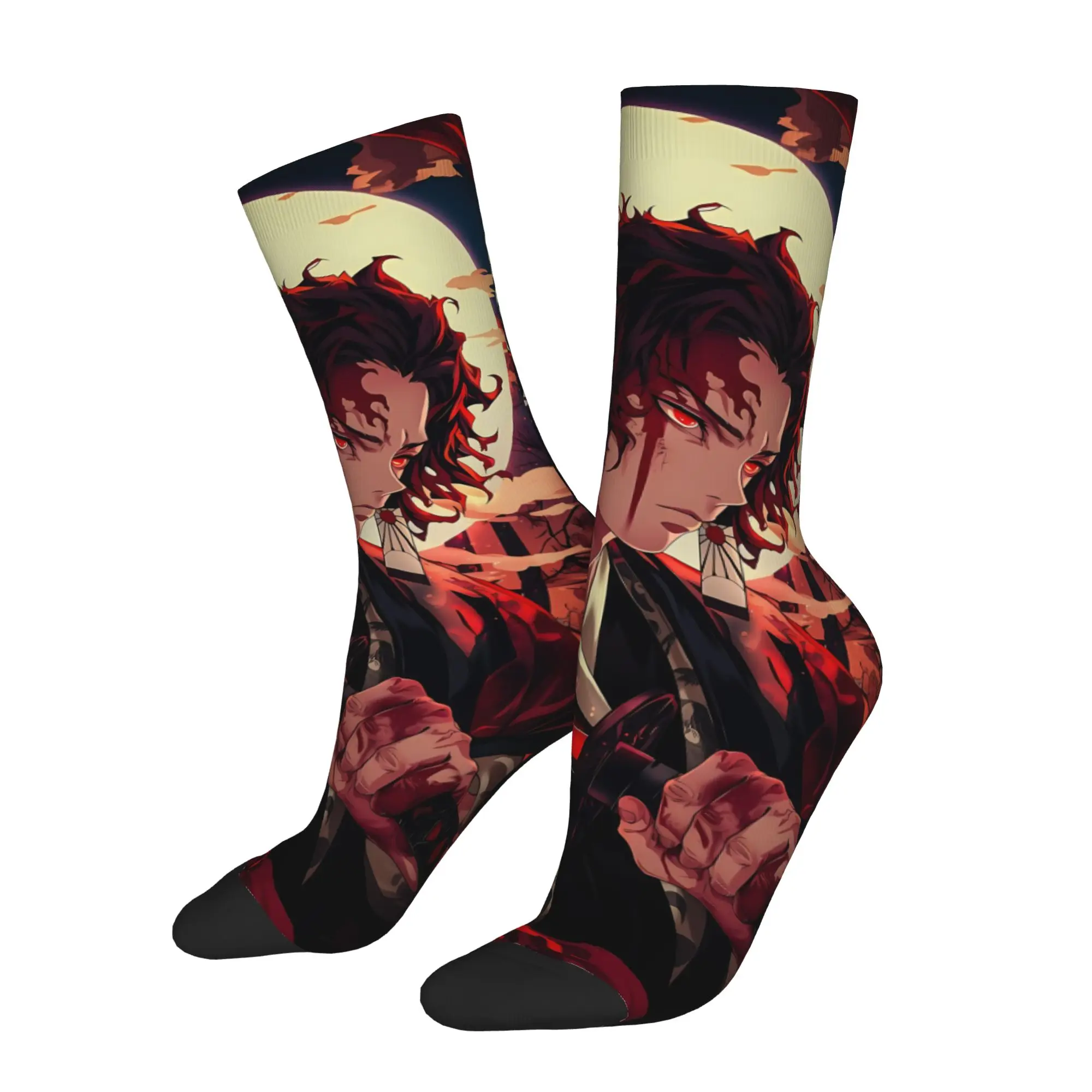 

Demon Slayer Men's Socks Unisex Adults 18 Plus shounen manga Street Style Seamless Printed customized items Socks