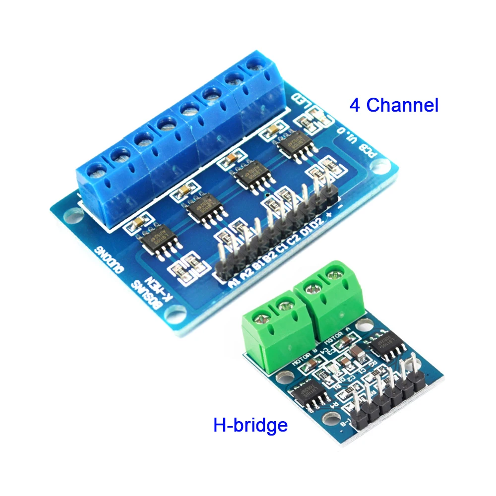 5Pcs L9110S DC Stepper Motor Driver Board H Bridge 4 channel drive DCmotor drive board motor drive module Smart car 4-way driver