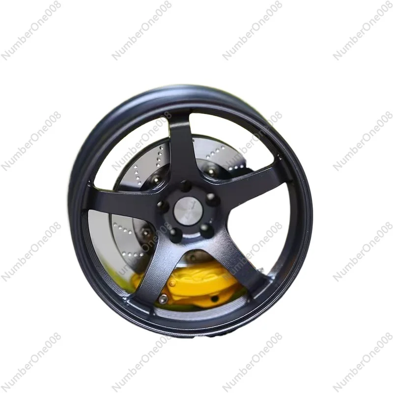 

Suitable for car wheel hub model car aromatherapy rotating metal wheel circle trend aluminum alloy wheel ornament