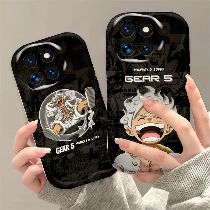 

Cute P-ieces L-uffys Cool For Xiaomi Mi 14 12 12T 11 Lite Poco M6 X6 X5 X4 X3 M3 F4 Pro GT NFC 5G Wave Oil Cover Phone Case