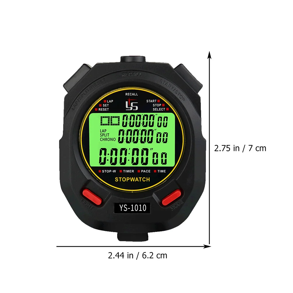 1 pc Digital Stopwatch Timer Sports Chronograph Timer Match Stopwatch Sports Timer Watch Timer for Match