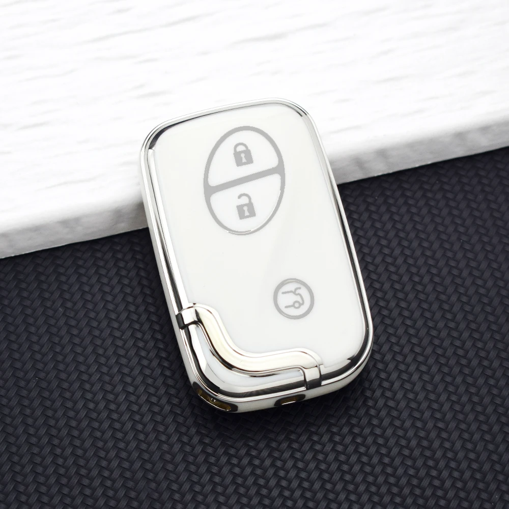 3 Buttons Car Smart Remote Key Fob Case Cover for Lexus IS250 CT200 CT200h RX270 RX350 RX450 Holder Shell Keychain Accessories