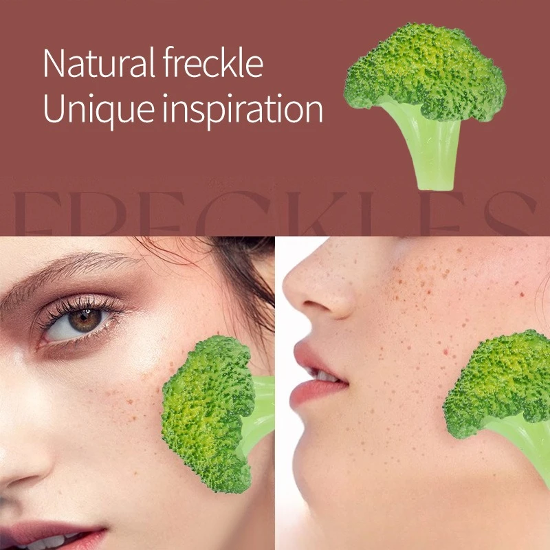 

Simulation Broccoli Grooming Tool Painting Freckles Makeup Personality European and American Girl Beauty Creative Beauty Tool