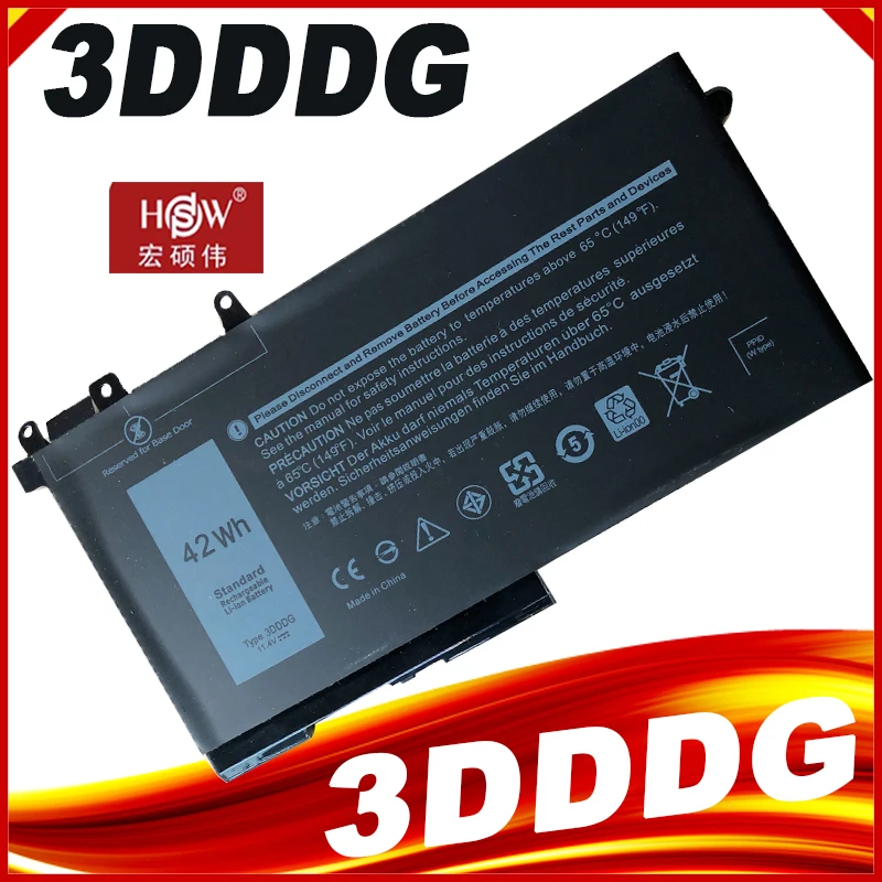 

3DDDG battery For Dell Latitude E5280 E5480 E5580 E5290 E5490 E5491 E5591 E5495 P27S Series 080JT9 03VC9Y 00JWGP 42Wh