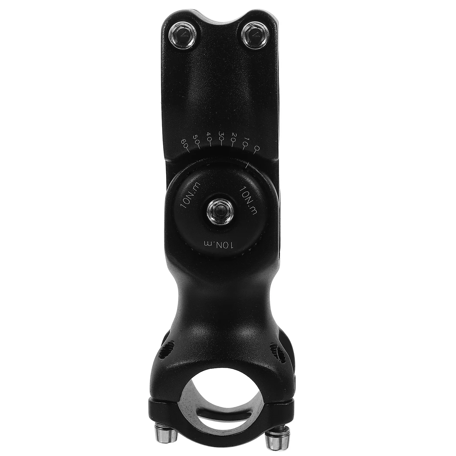 

1pc 25.4X90Mm Adjustable Bike Handlebar Stem Riser Alloy Bicycle Post Extender For Mountain Cycling Comfortable Riding Black