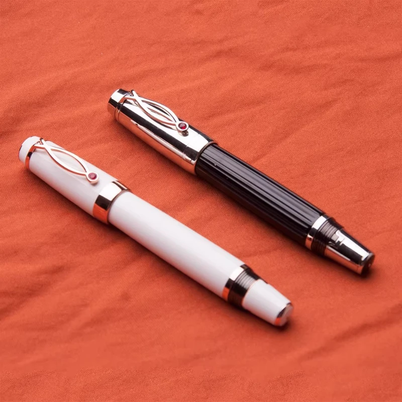 

Телескопическая перьевая ручка Mooman Majohn X1 EF, изогнутое перо 0,38 мм, 0,6 мм для студентов, иридиевая банка сменных пакетов с чернилами для практики письма