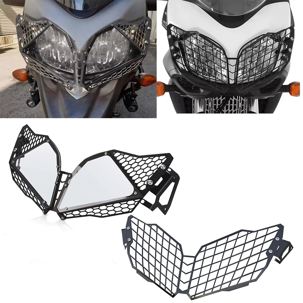 

Для Suzuki V-Strom 650 650XT 2012-2014 2015 2016 V-STROM650XT мотоциклетная фара, решетка, защитная крышка DL650 V-STROM650