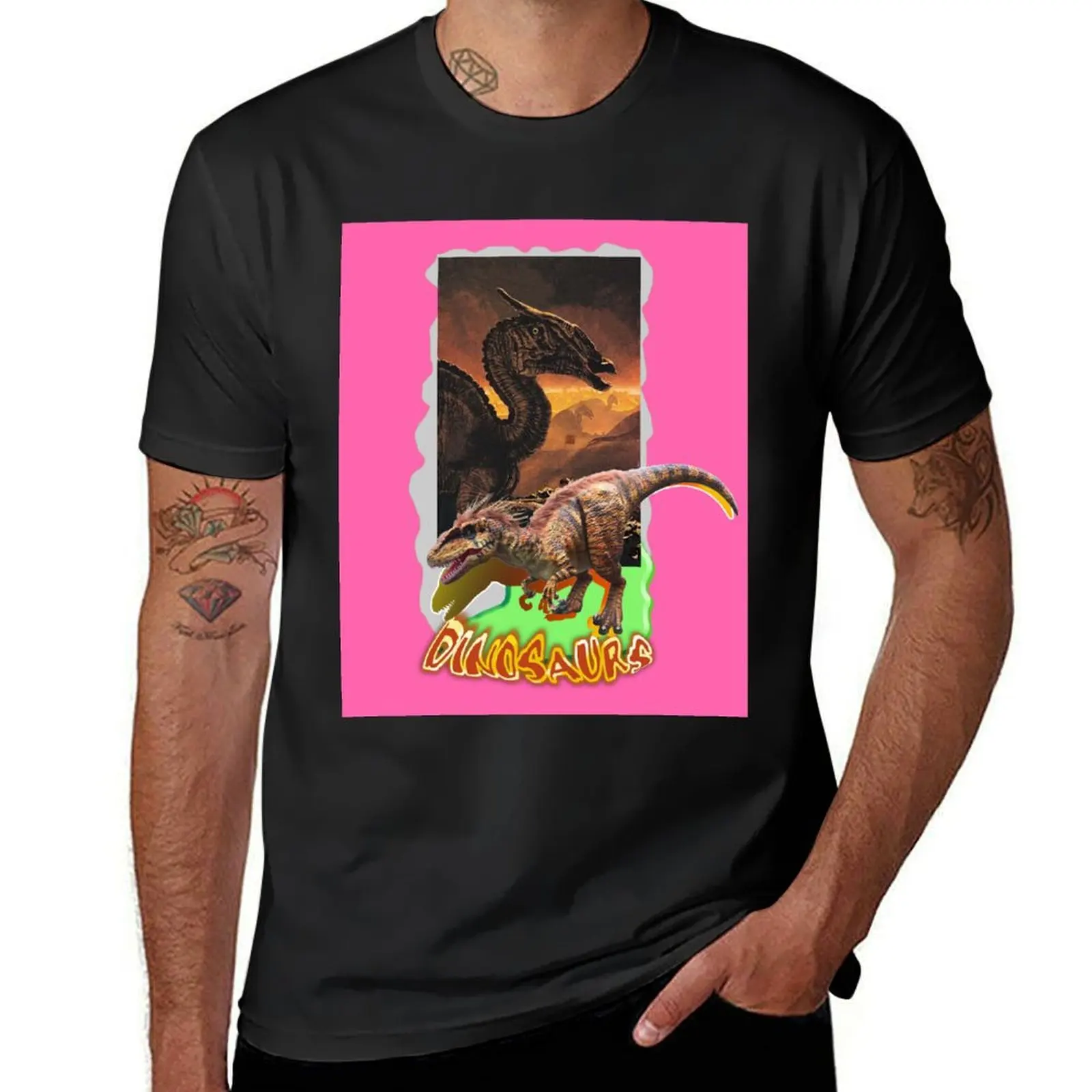 Dinosaurs World 2 (design by ACCI) T-Shirt sublime aesthetic clothes heavyweights cute clothes mens t shirts