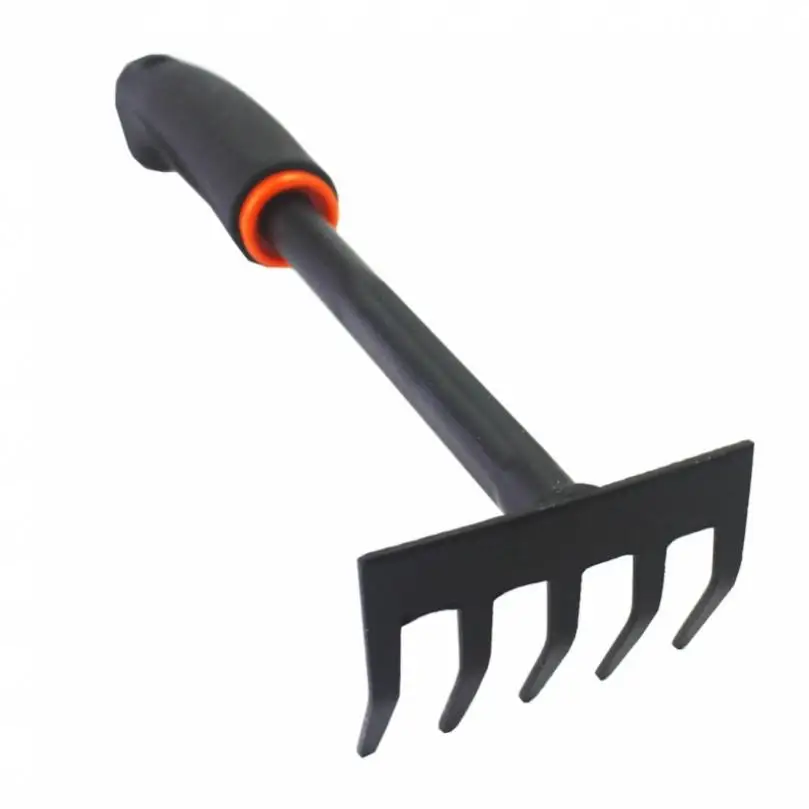 

Thickened Anti-Rust Five Tooth Rake for Loosening Soil Weeding Gardening Tool, Five Claw Soil Rake