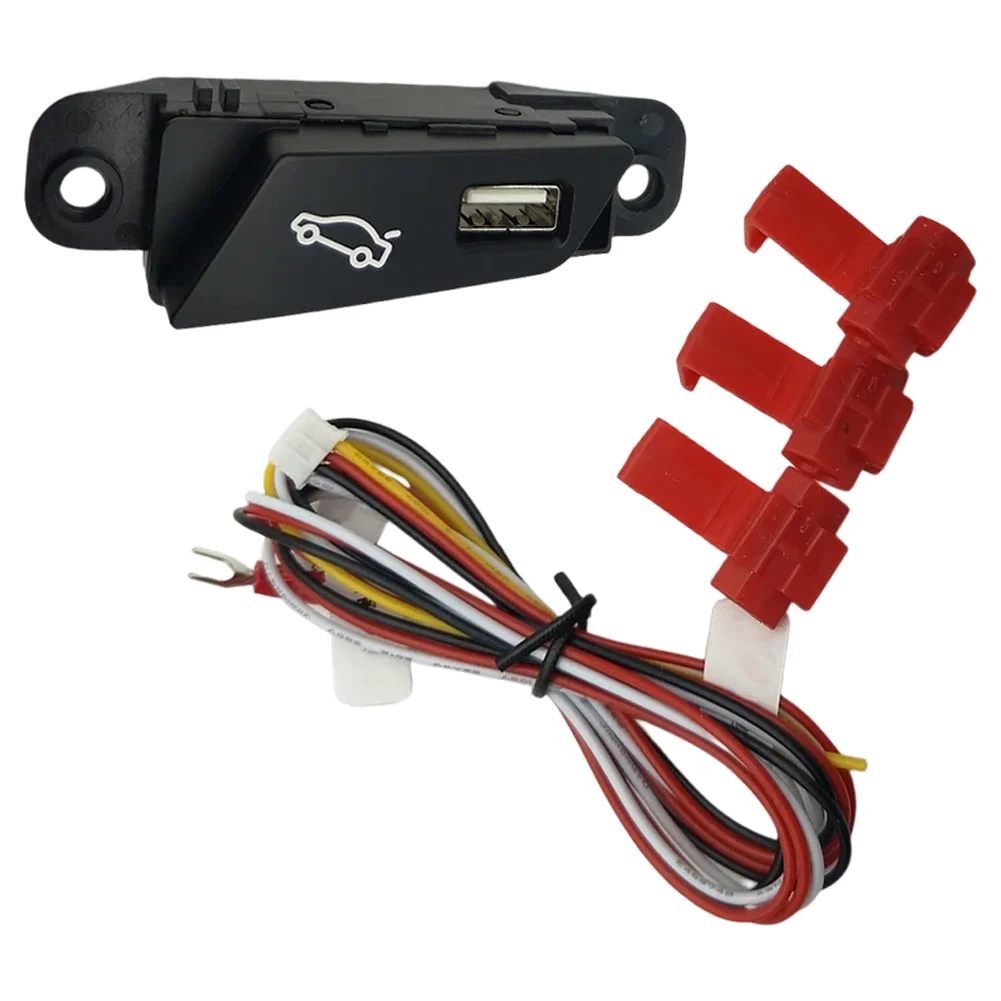 

Trunk Open Close Button Switch Assembly for Chevrolet For Cruze LHD Featuring Integrated USB Charging Port 3A Output 1.1m Cable