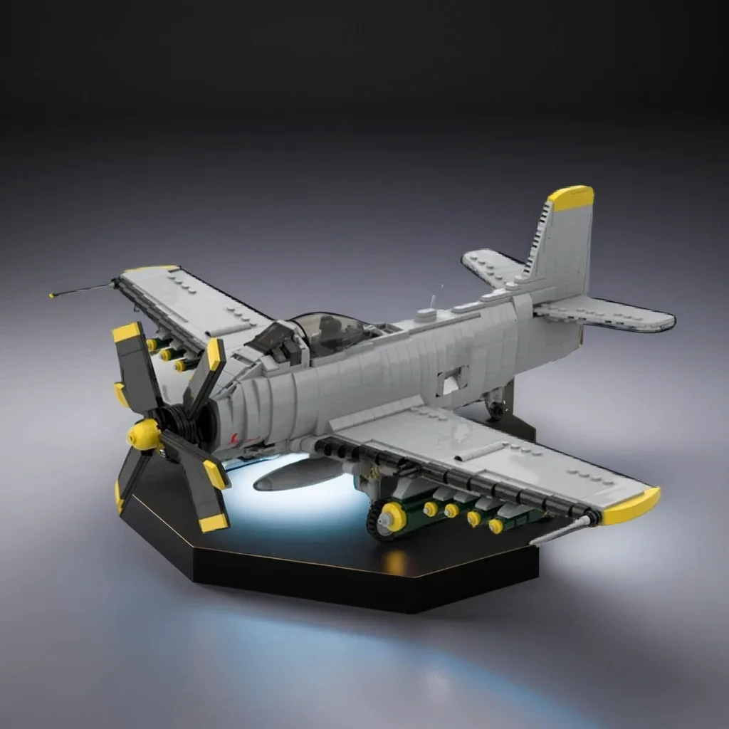 

1412 шт. MOC масштаб 1:35 A2D Skyshark мощная модель DIY строительные блоки игрушки на день рождения подарок