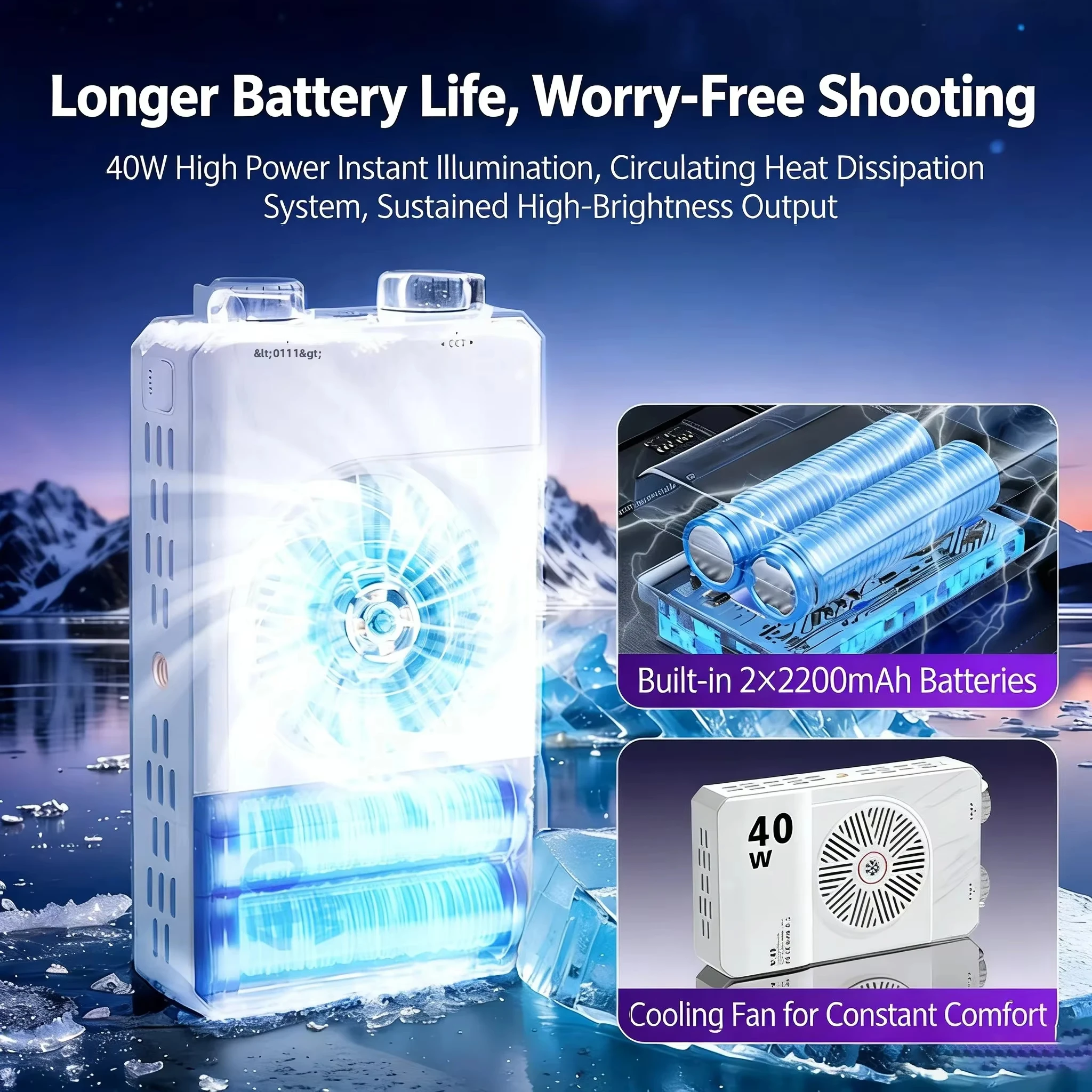 Tragbares Mini-LED-Taschenlich – Outdoor Lighting Video Shooting Bewertung und Preis