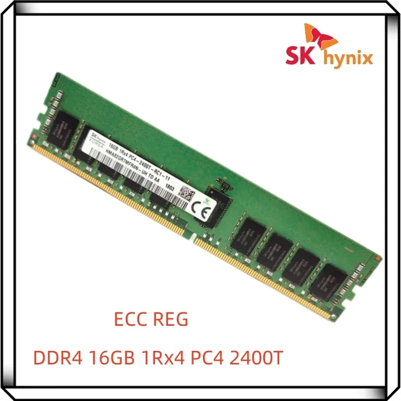 

SK Hynix DDR4 16GB 2400T PC4 2400MHz ECC REG RDIMM 16G RAM 1RX4 Server memory