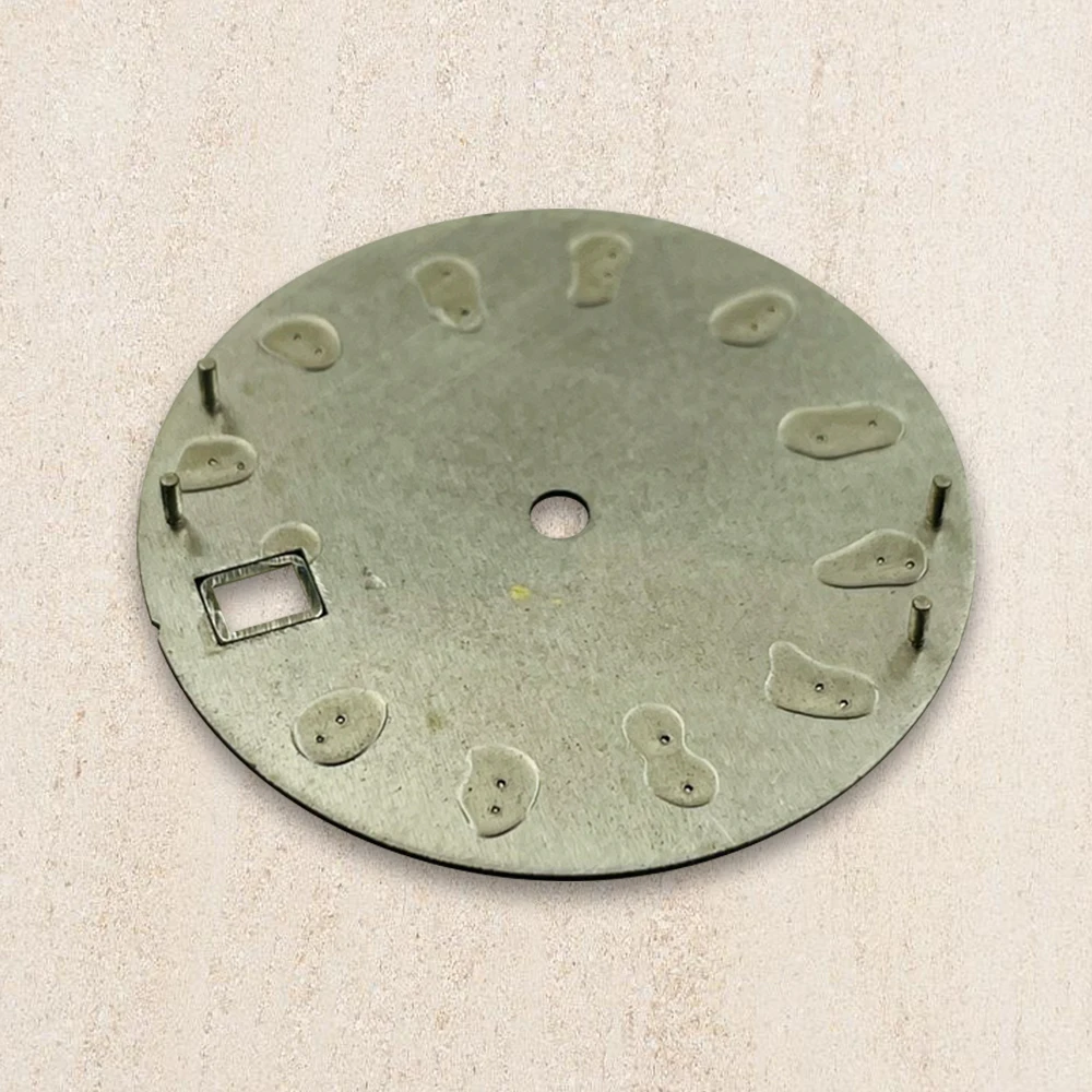 28.5mm  Dial S Logo Suitable For NH35/4R/7S Japanese Automatic Movement Green Luminous Watch Modification Accessories