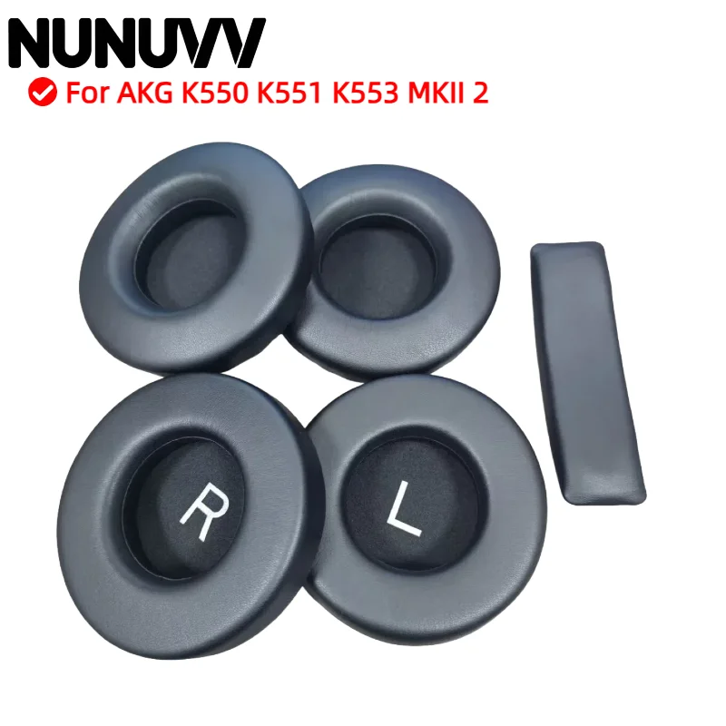 

NUNUVV Replacement foam Ear Pads pillow Cushion Cover For AKG K550 K551 K553 MKII 2 Gaming Headphone Headset EarPads